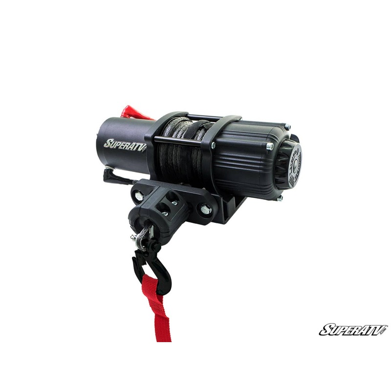 SuperATV 2500 LB. UTV/ATV Winch (With Wireless Remote & Synthetic Rope)