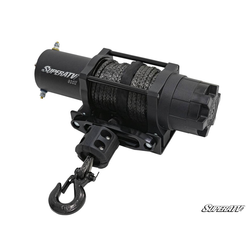 SuperATV 6000 LB Winch with Wireless Remote and Synthetic Rope