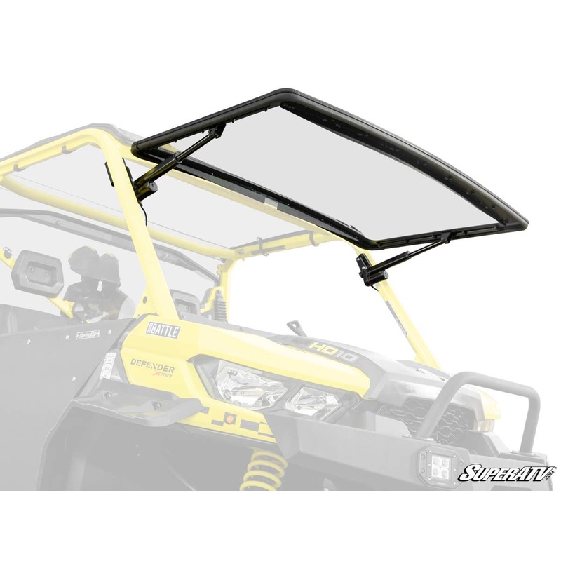SuperATV Can-Am Defender Maxdrive Power Flip Windshield