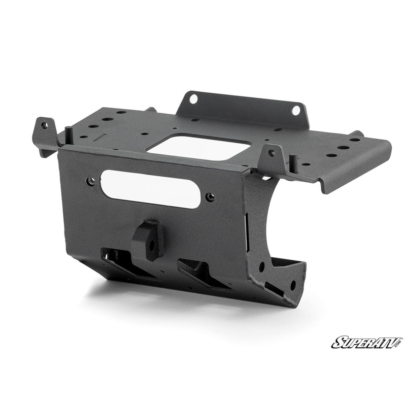 SuperATV Can-Am Maverick R Winch Mounting Plate