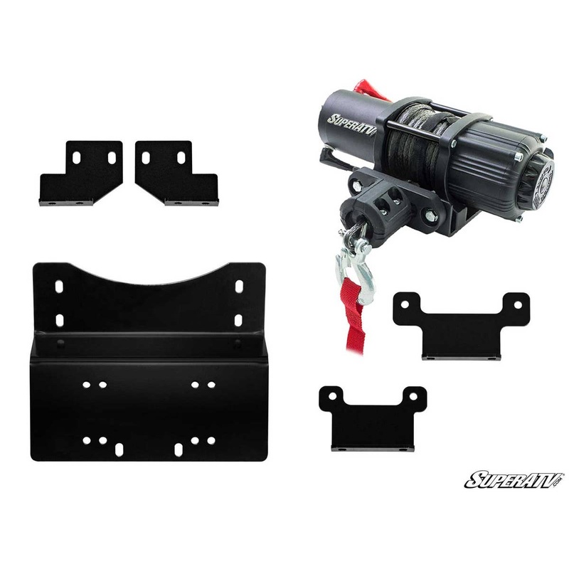 SuperATV Honda Pioneer 700 Winch Mounting Plate