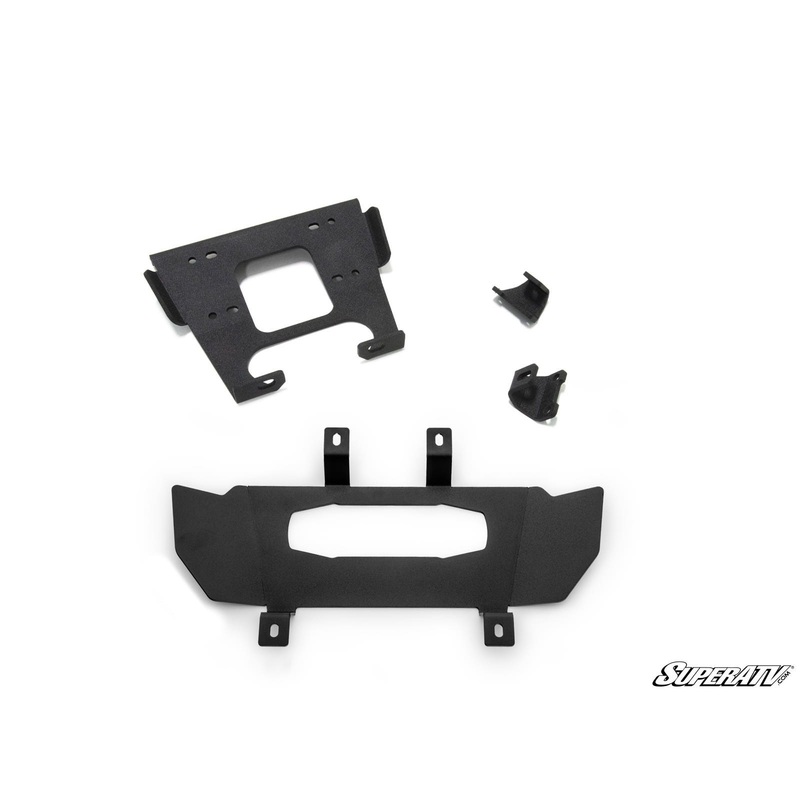 SuperATV Polaris RZR Trail S 1000 Winch Mounting Plate