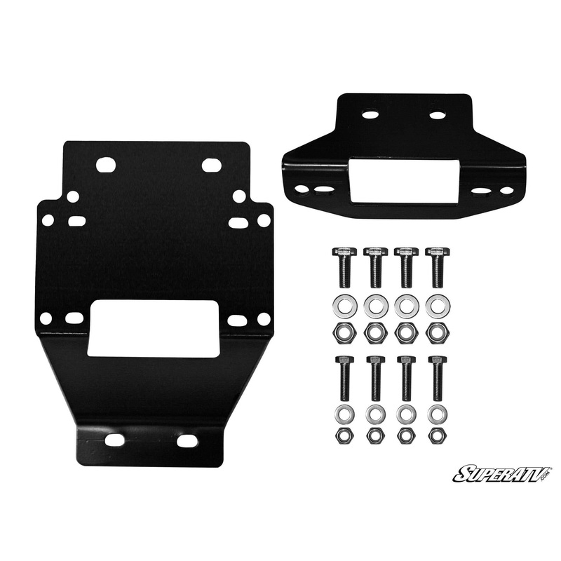 SuperATV Polaris RZR XP 900 Winch Mounting Plate