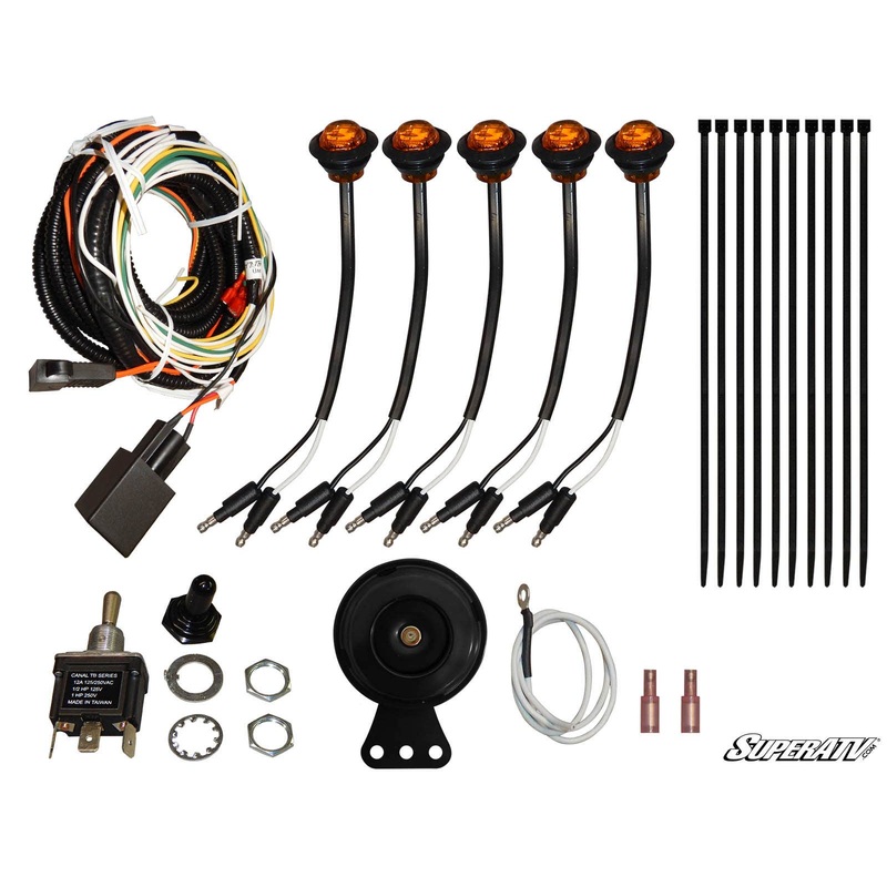 SuperATV Kawasaki Mule Pro Plug & Play Turn Signal Kit