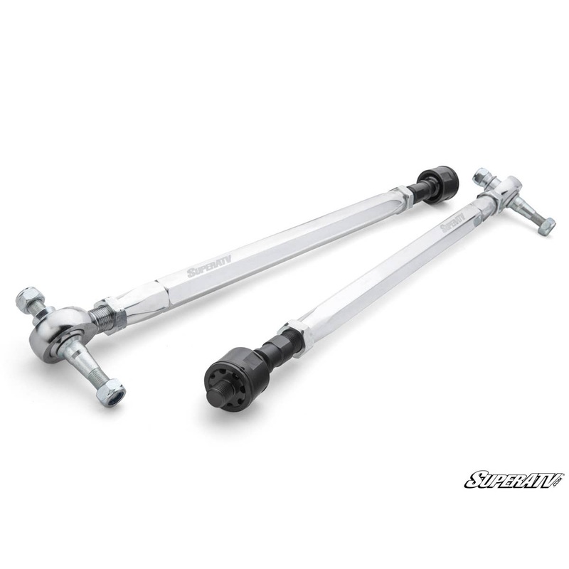 SuperATV Polaris RZR XP Turbo Billet Aluminum Hex Tie Rod Kit