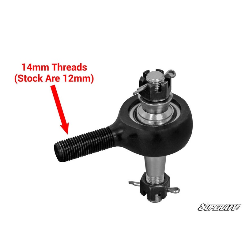 SuperATV Polaris RZR XP Turbo Heavy Duty Tie Rod Kit