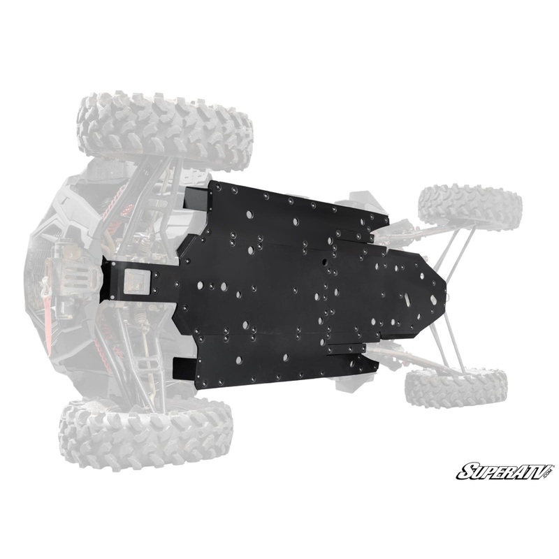 SuperATV Polaris RZR XP 4 Turbo Full Skid Plate