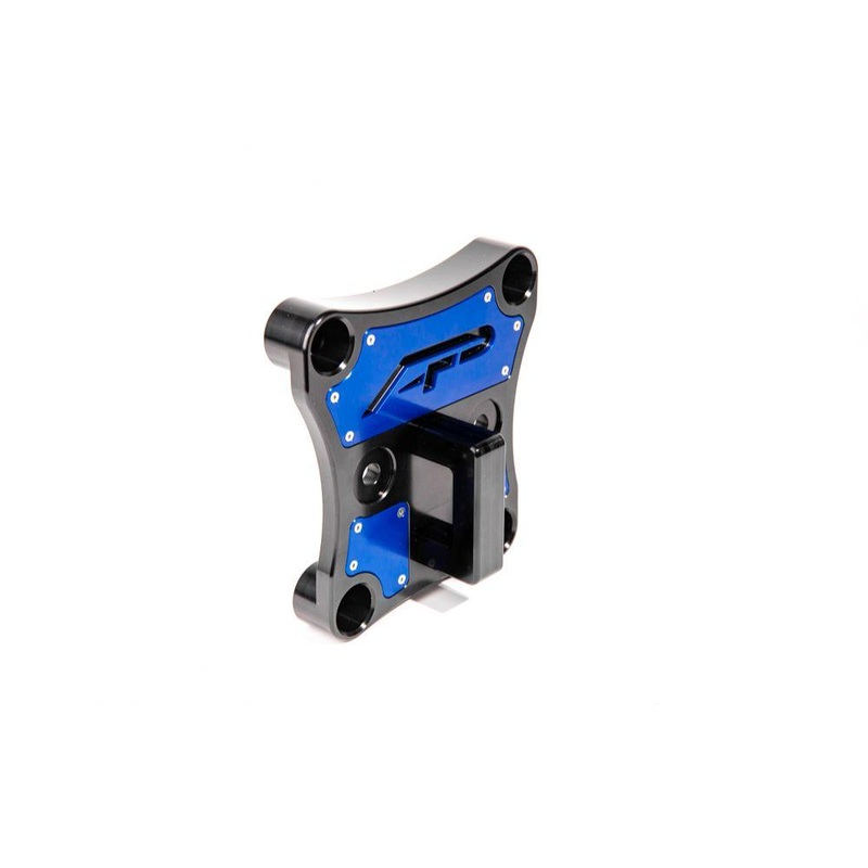 Can-Am Maverick X3 Blue Billet Radius Rod Plate w/ D-Ring (2017-2023)
