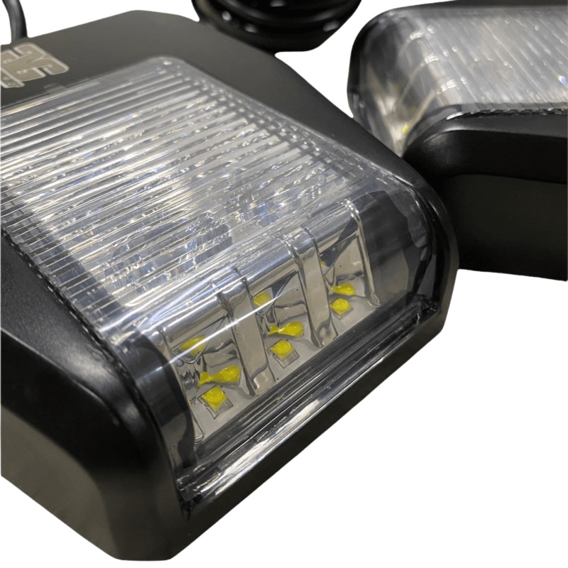 Off Road Side Mirror With Sidewinder LED Pod Lights