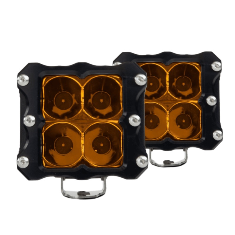 Quattro Amber LED Pod Light (2 Pack)
