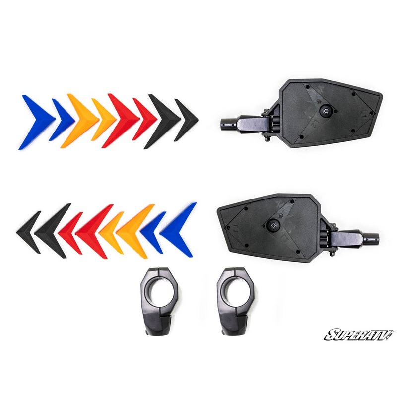 SuperATV Polaris Seeker Side View Mirrors