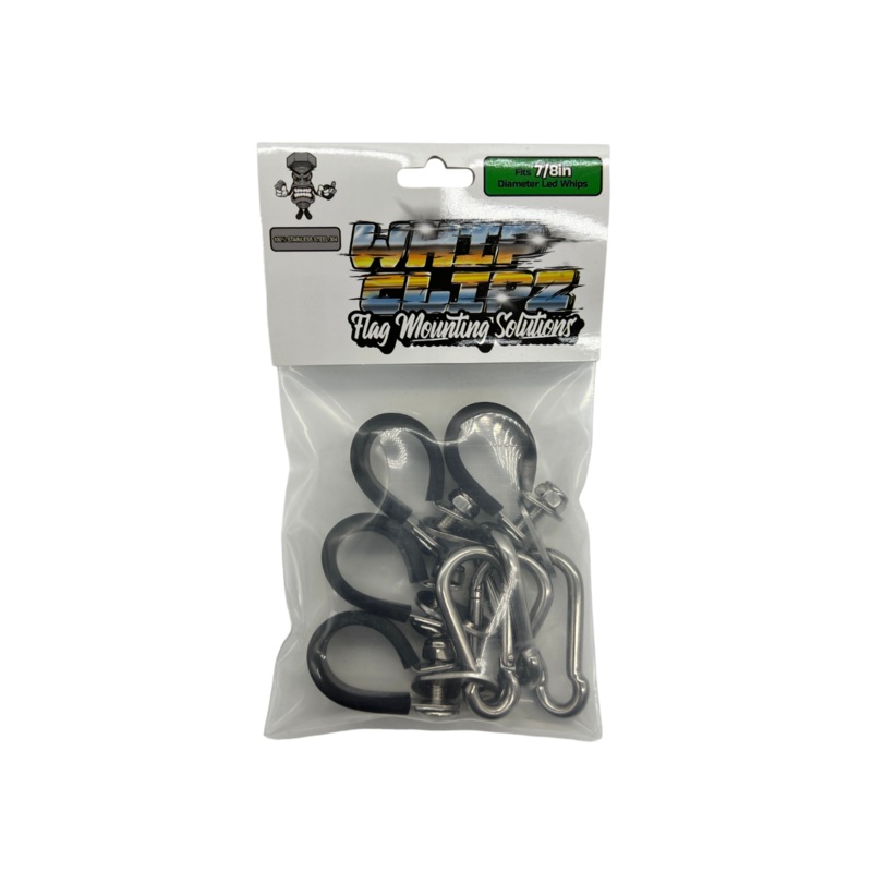 7/8in Whip Clipz (Marshin Whips V2, WhipTech, MWhips, MB Whips, RM ATV, Amazon, eBay)