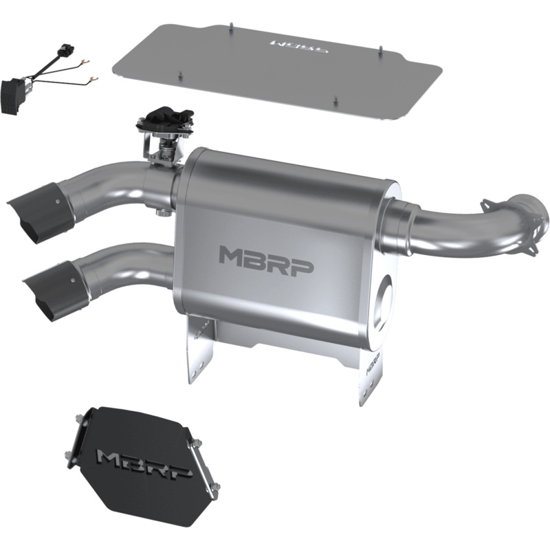 Dual-Out Active Exhaust 2017-2022 Can-Am Maverick X3 Turbo/Turbo R/Turbo RR