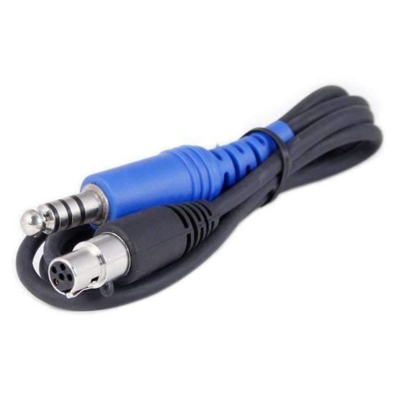 Off-Road Headsets Straight Cord Adaptor Cable to Intercom