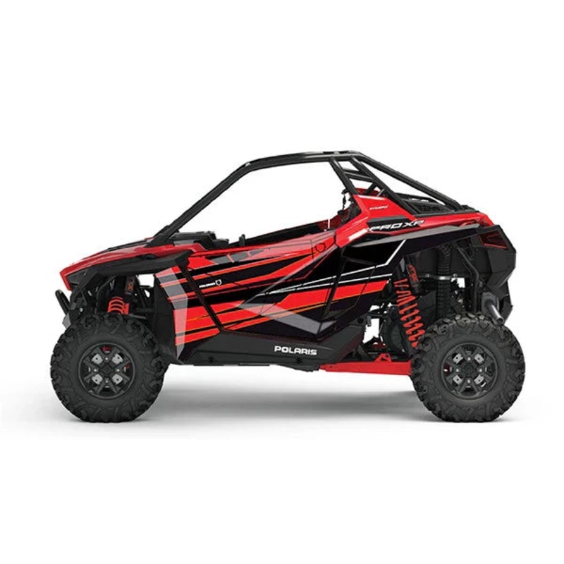 Pro Armor RZR Pro XP Door Graphic Red/Titanium