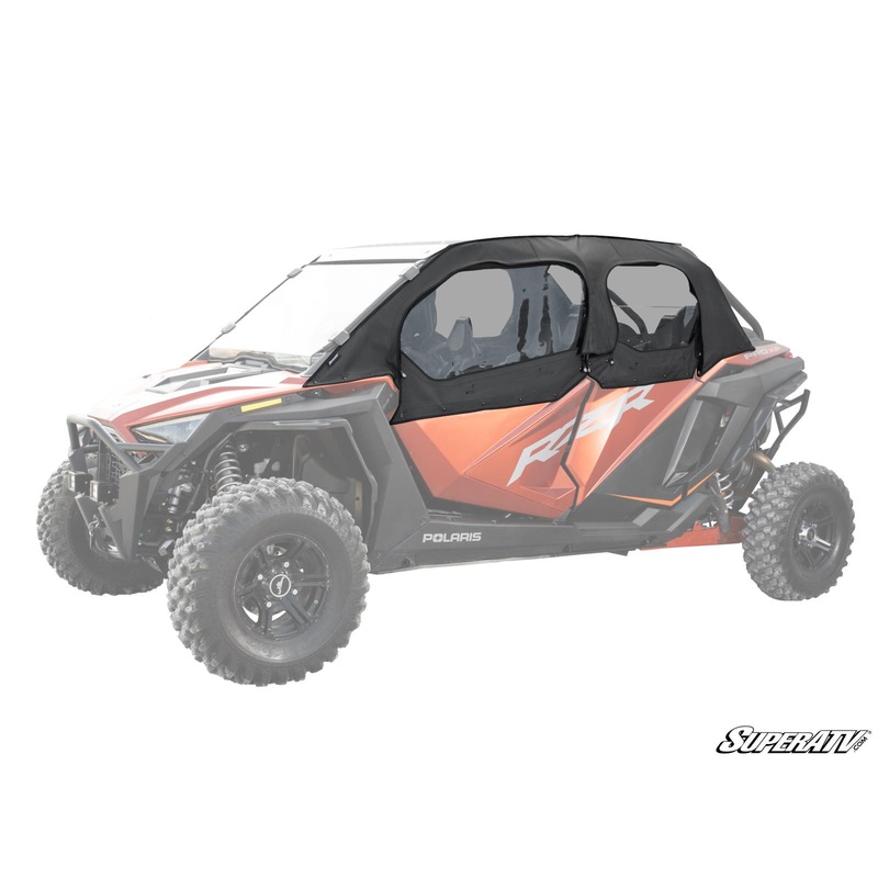 SuperATV Polaris RZR Turbo R 4 Primal Soft Cab Enclosure Upper Doors