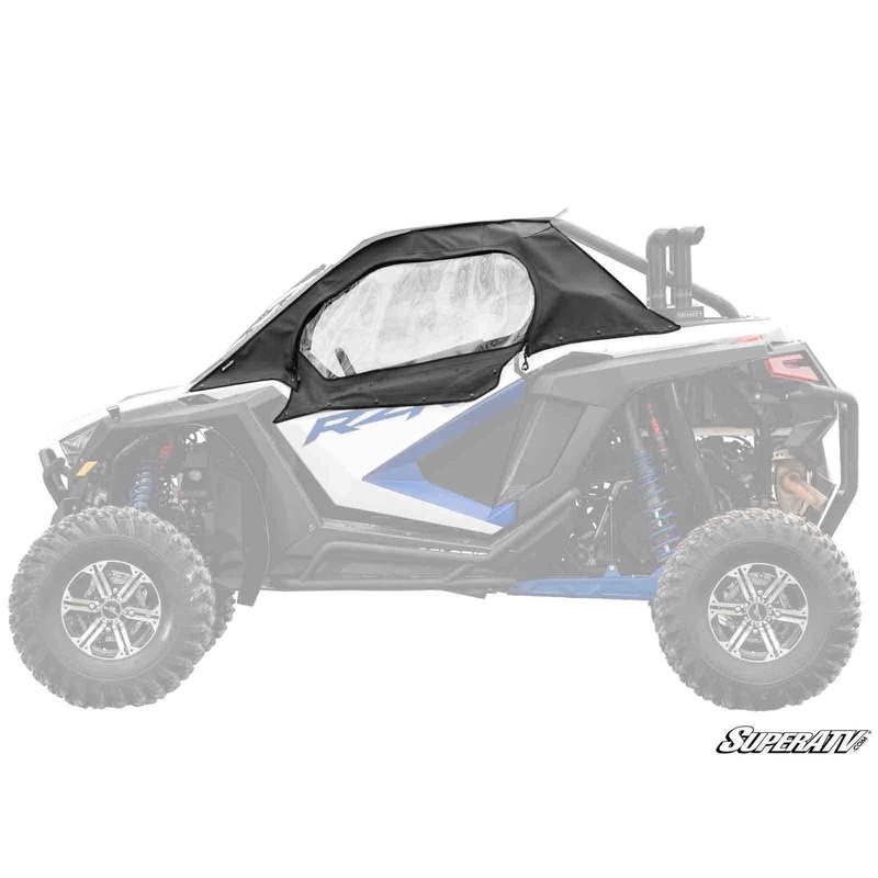 SuperATV Polaris RZR Turbo R Primal Soft Cab Enclosure Upper Doors