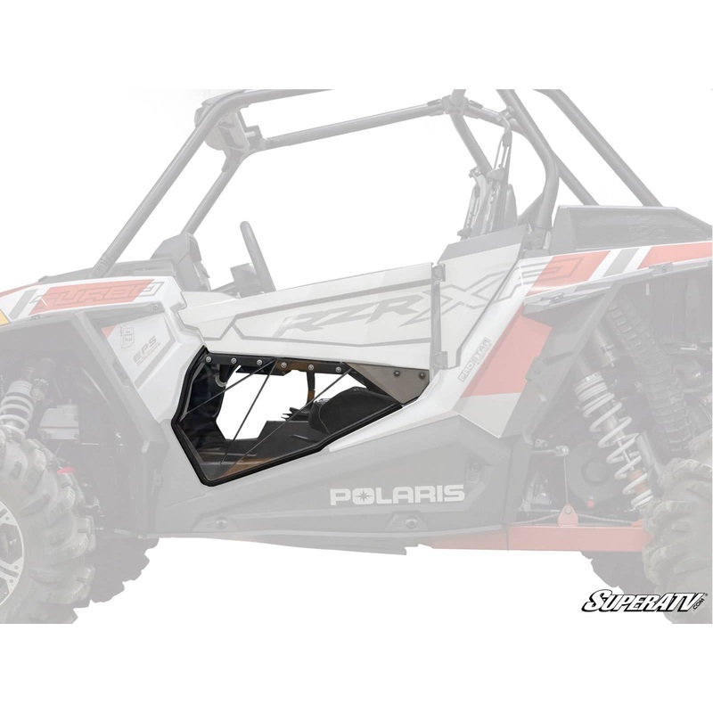 SuperATV Polaris RZR XP 1000 Clear Lower Doors