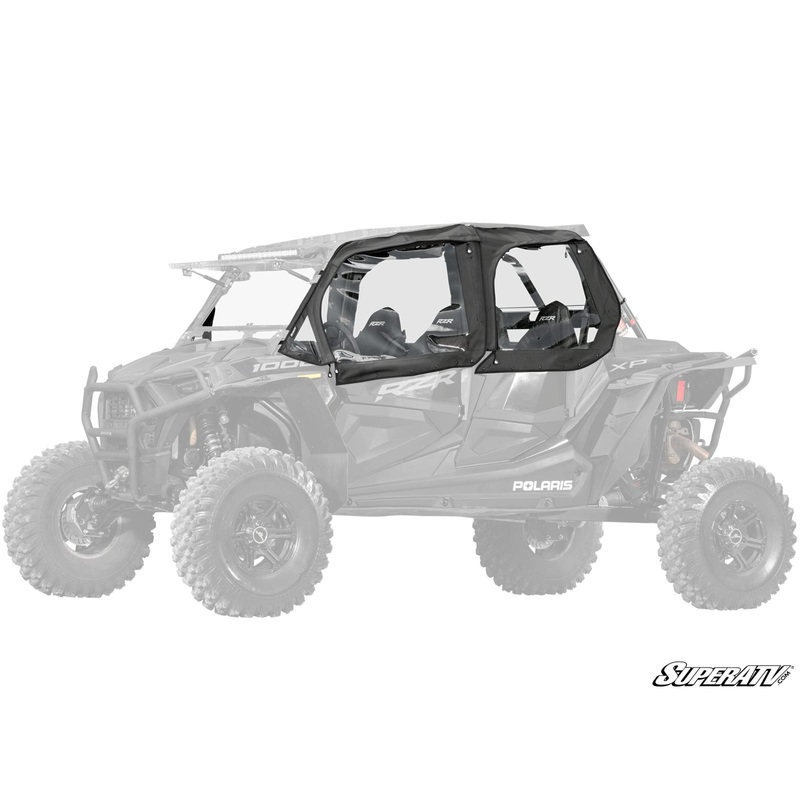 SuperATV Polaris RZR XP 4 Turbo Primal Soft Cab Enclosure Upper Doors