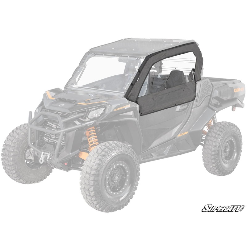 SuperATV Can-Am Commander Primal Soft Cab Enclosure Upper Doors