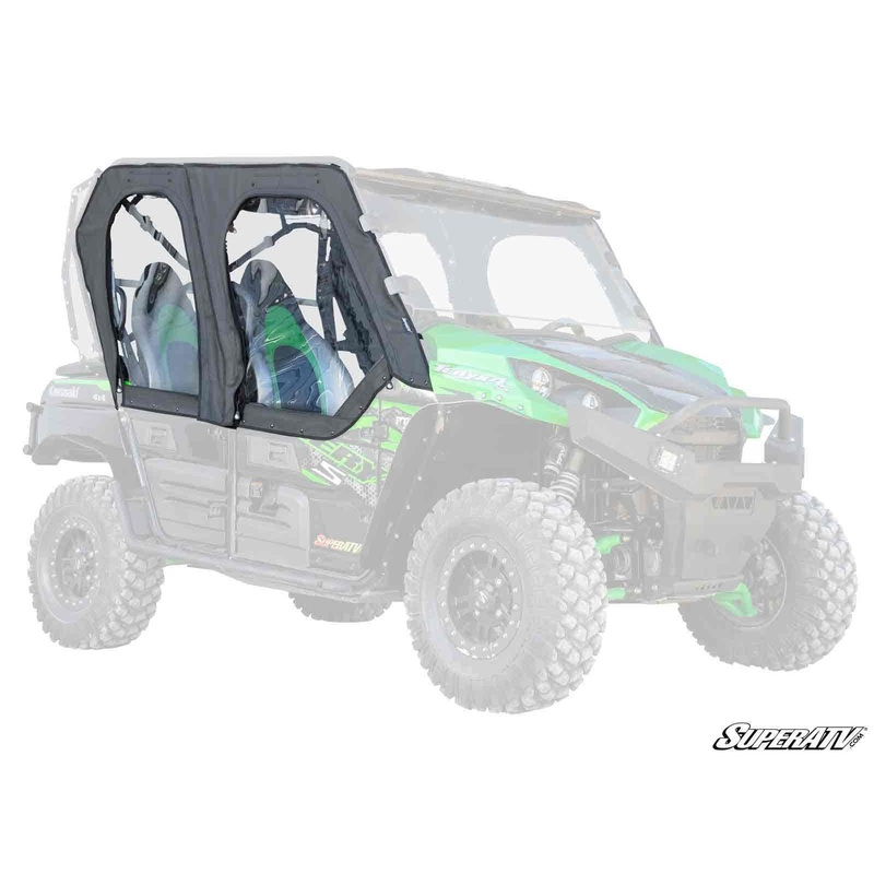 SuperATV Kawasaki Teryx 4 Primal Soft Cab Enclosure Upper Doors