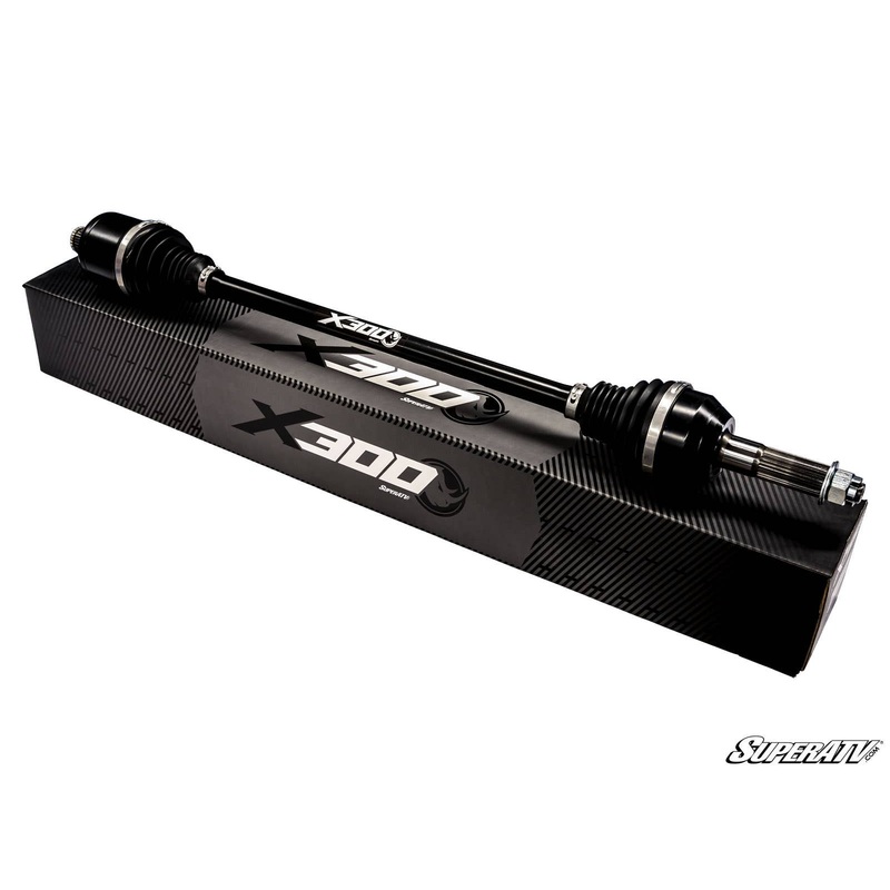 SuperATV Polaris RZR XP Turbo Heavy Duty Axles - X300