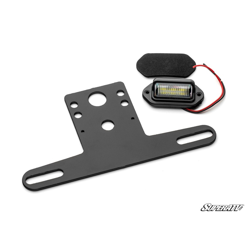 SuperATV Universal Lighted License Plate Holder