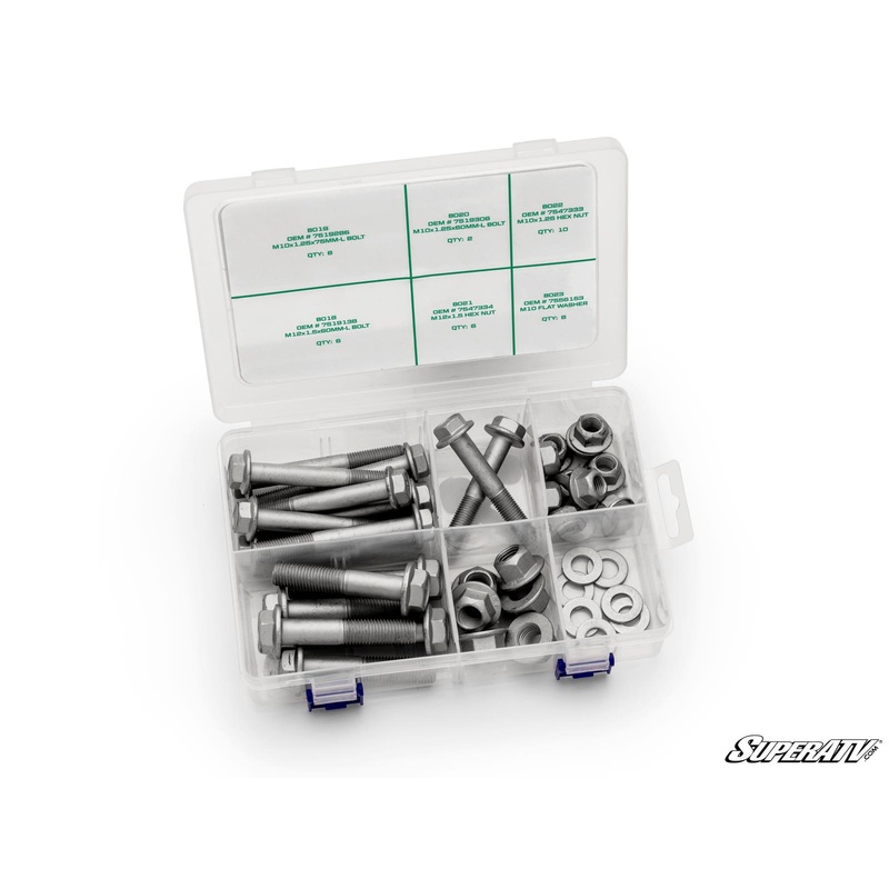 SuperATV Up & Running Polaris RZR RS1 Suspension Bolt Kit