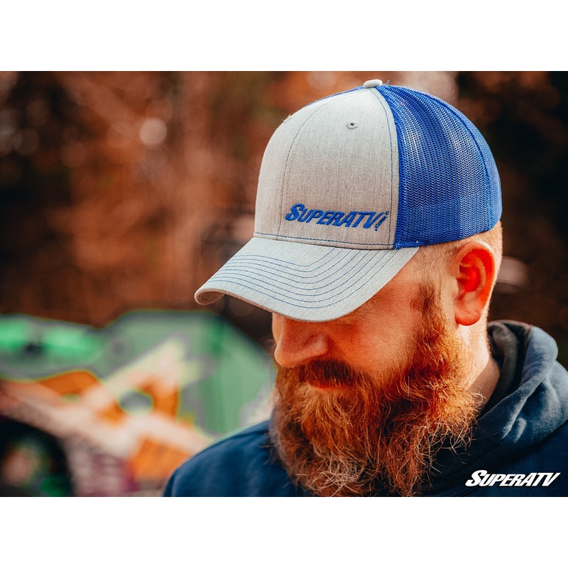 SuperATV Gray and Blue SuperATV Trucker Hat