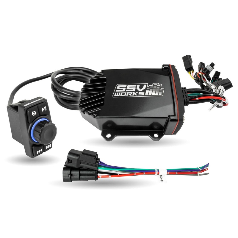 Universal Bluetooth Rocker-Switch Audio-System with 200-Watt Amplifier