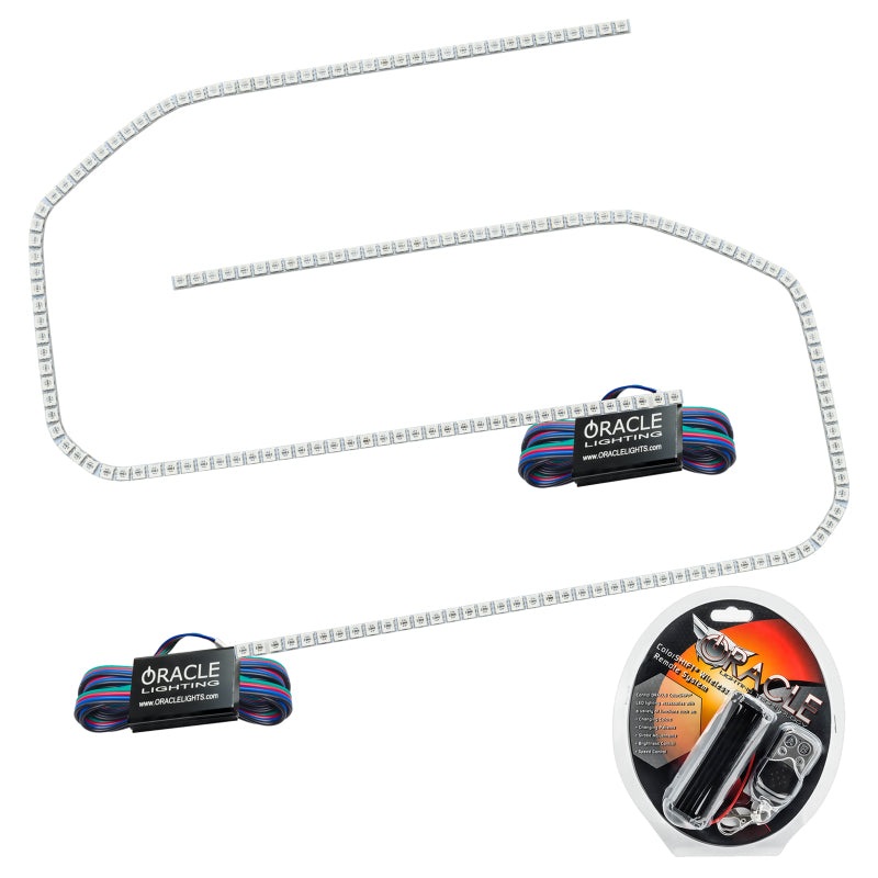 Oracle 16-18 GMC Sierra Headlight DRL Upgrade Kit - ColorSHIFT SEE WARRANTY