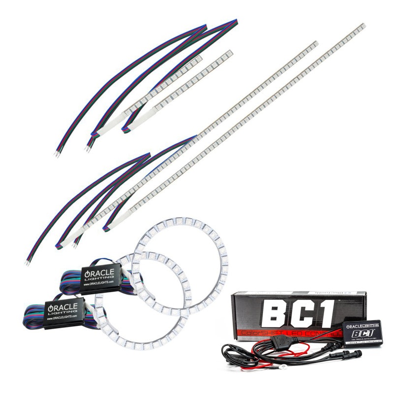 Oracle 16-18 Honda Pilot DRL Upgrade w/ Halo Kit - ColorSHIFT w/ BC1 Controller SEE WARRANTY