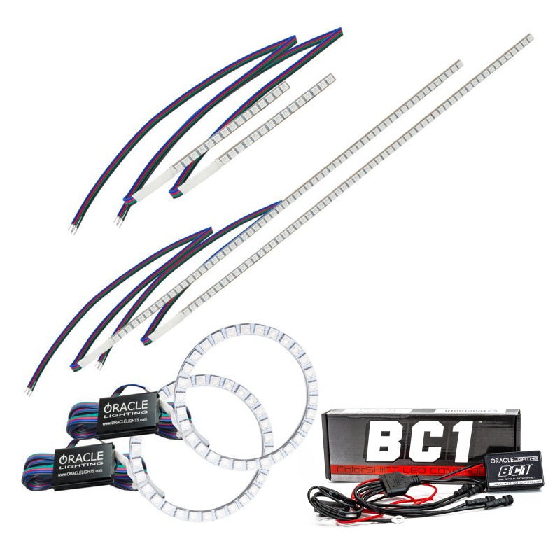 Oracle 16-18 Honda Ridgeline DRL Upgrade w/ Halo Kit - ColorSHIFT w/ BC1 Controller SEE WARRANTY
