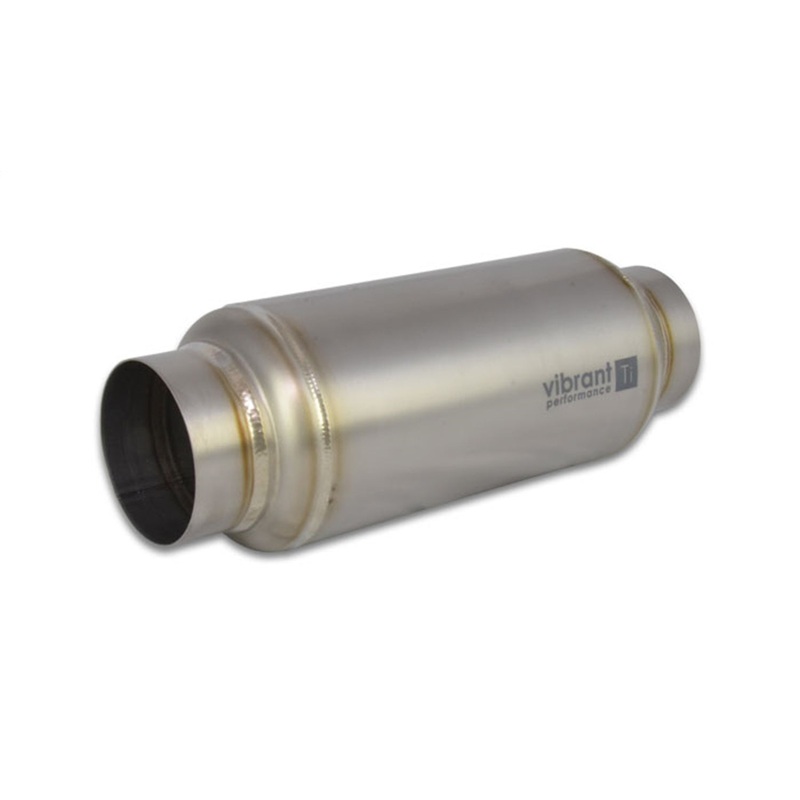 Titanium Resonator; 3 in. Inlet/Outlet x 12 in. Long; - CFRI736072656