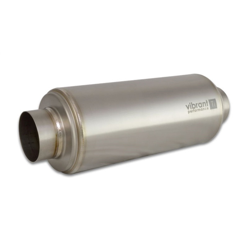 Titanium Resonator; 3 in. Inlet/Outlet x 16 in. Long; - CFRI736072663