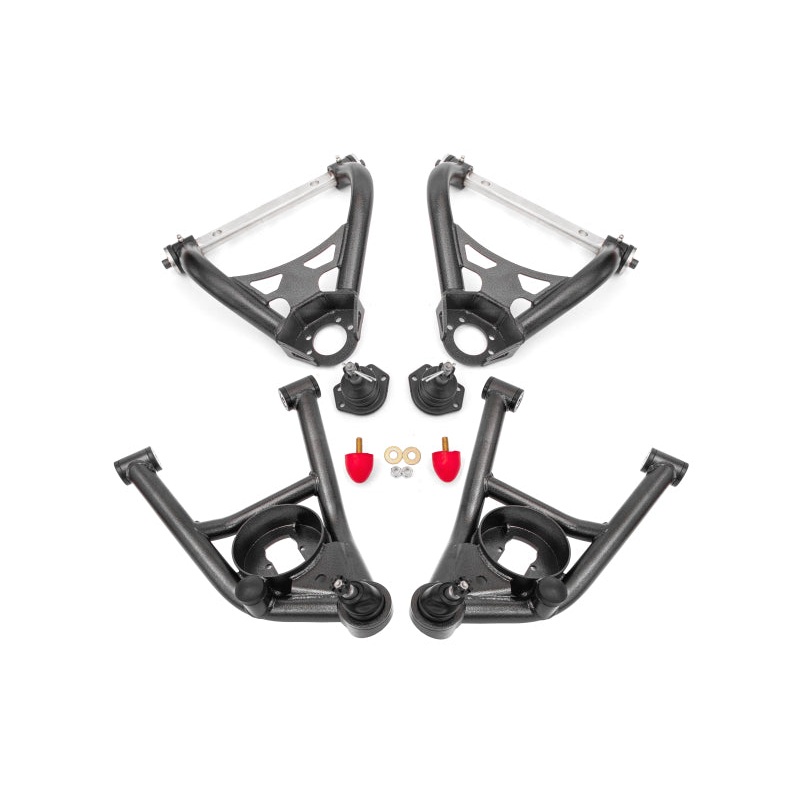 BMR 64-72 A-Body Non-Adj A-Arms - Black Hammertone