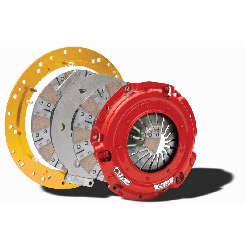 McLeod RXT Twin Disc Clutch Kit Chevy LSA 1-1/8 X 26 Spline Sprung Hub 6 Bolt Modular Assy w/ AL FW