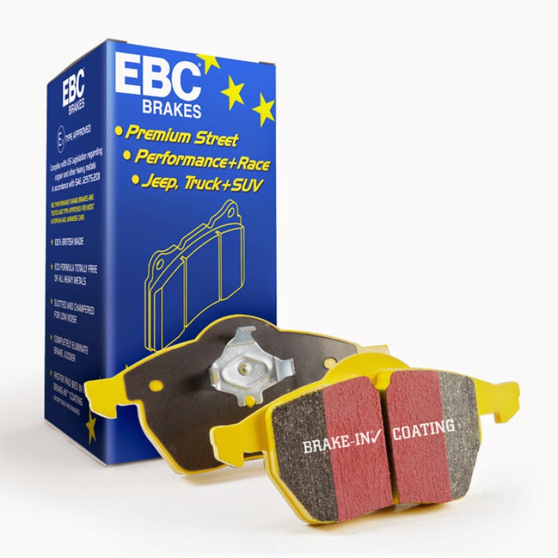 Clearance - EBC 09-11 Audi A4 2.0 Turbo Yellowstuff Rear Brake Pads - DP41988R