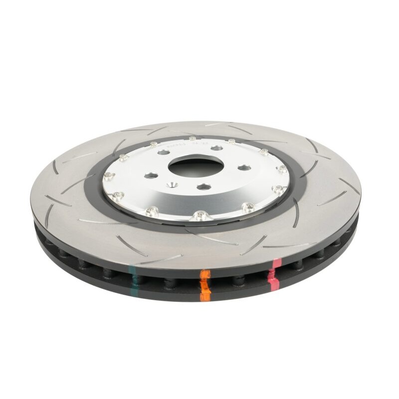DBA 2022+ Audi RS3 5000 Series Slotted Front Brake Rotor w/Sliver Hat