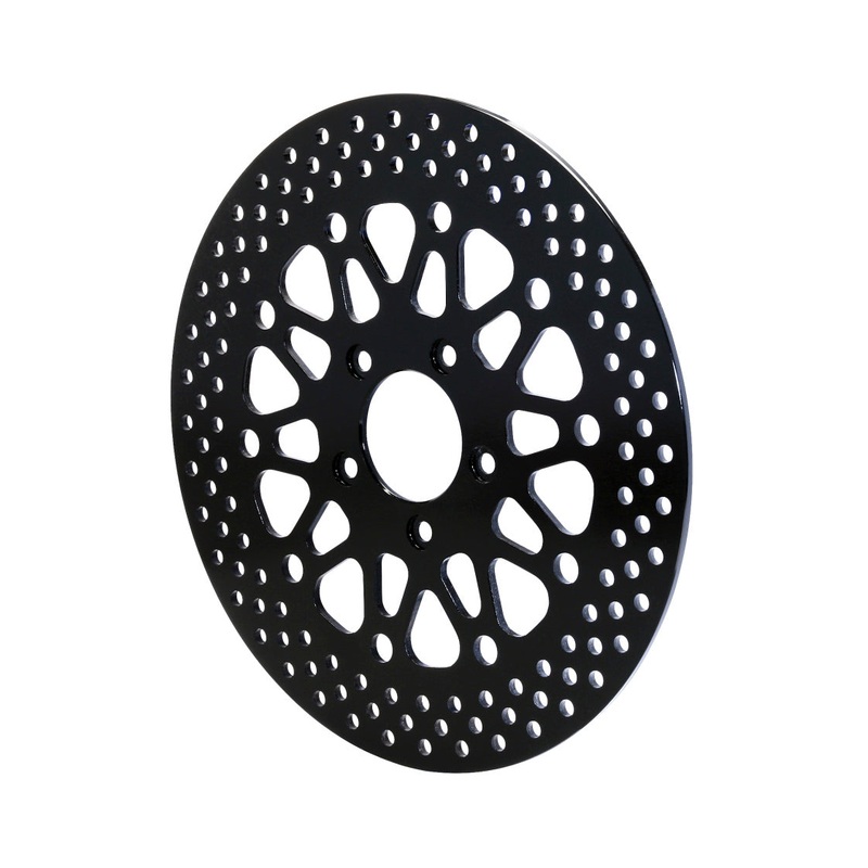 Wilwood Rotor-Front-Harley-Davidson Motorcycle 2000-07 Black Finish 11.50 x .196 - 5 on 3.25in