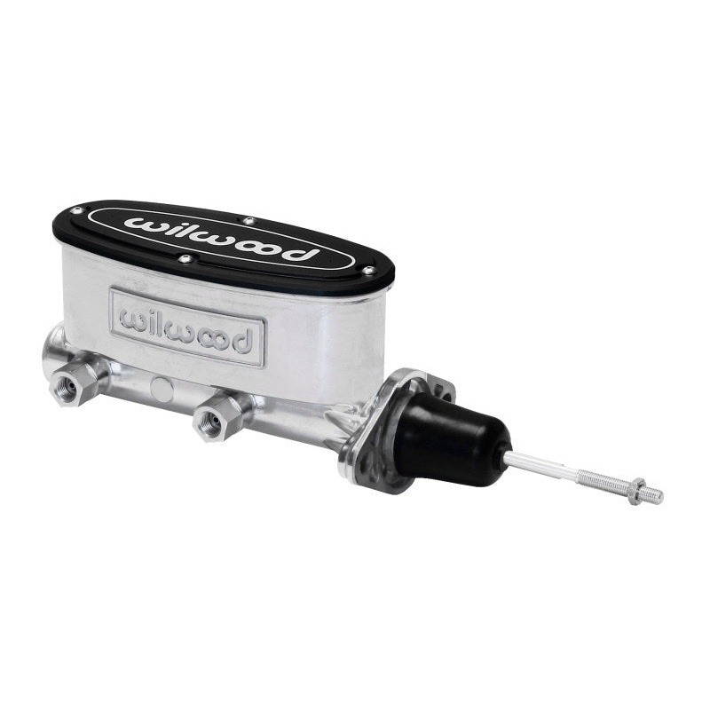 Wilwood High Volume Tandem Master Cylinder - 15/16in Bore Ball Burnished-W/Pushrod