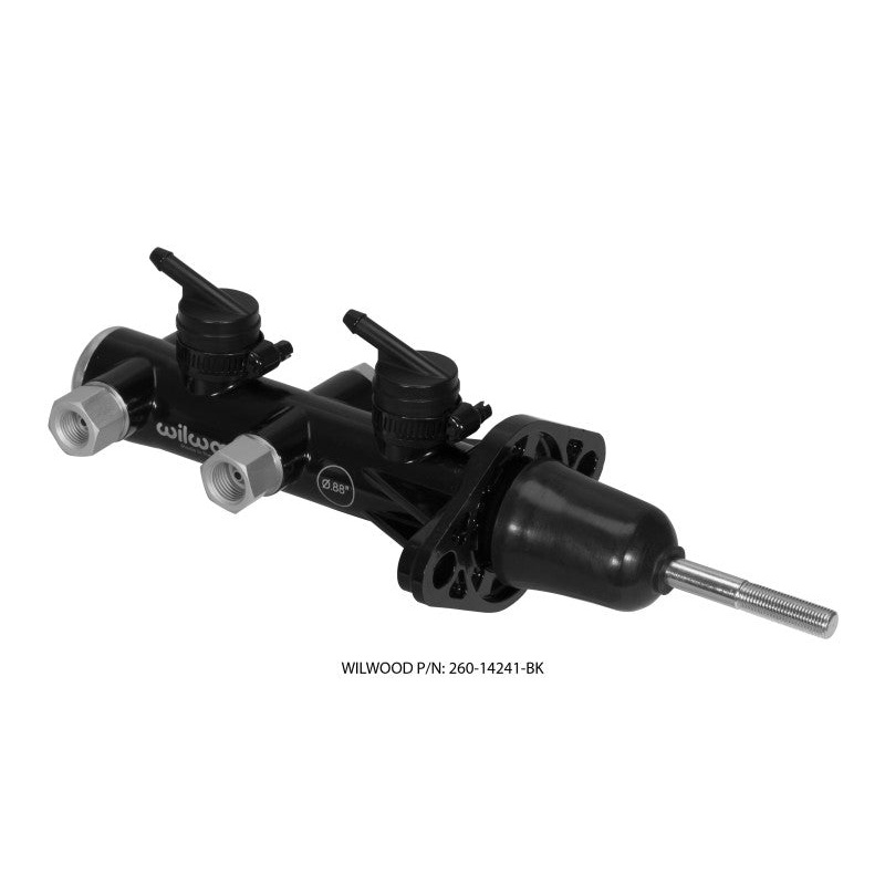 Wilwood Tandem Remote Master Cylinder - 7/8in Bore Black