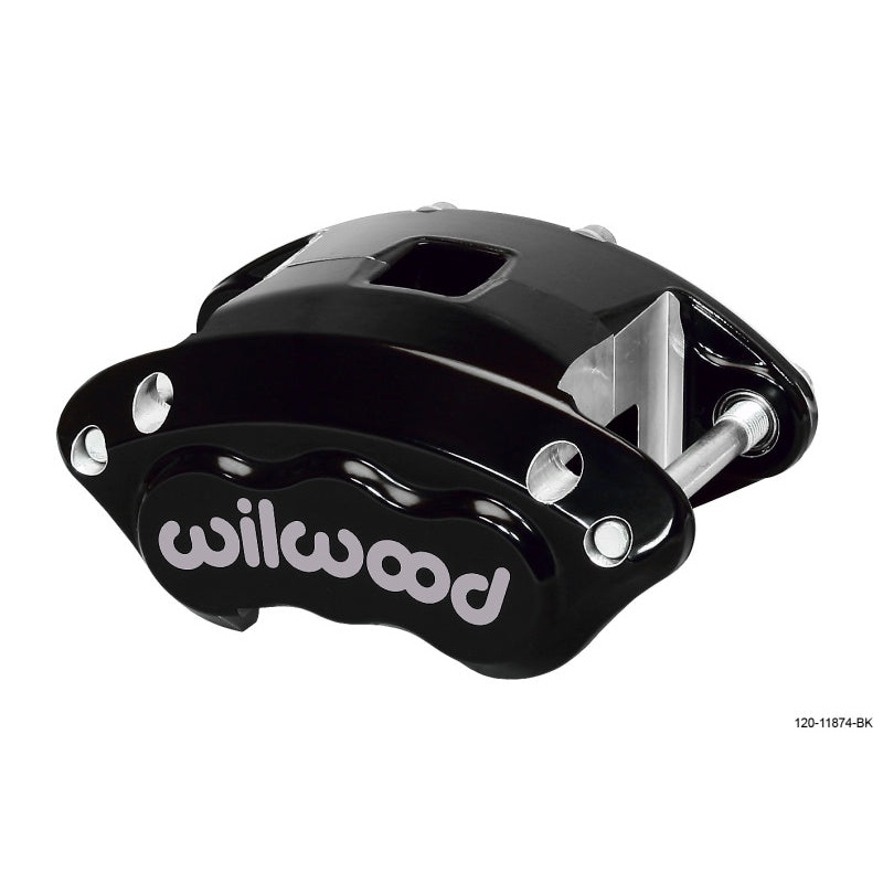 Wilwood Caliper-D154-Black 1.12/1.12in Pistons 1.04in Disc