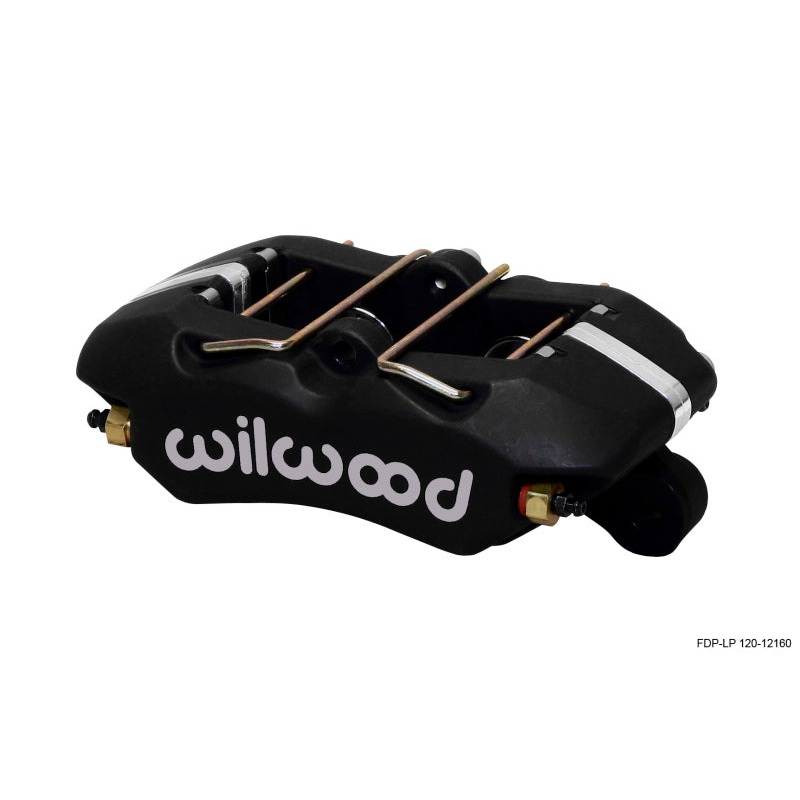 Wilwood Caliper-Dynapro Low-Profile 5.25in Mount - Blk Ano 1.12in Pistons .81in Disc