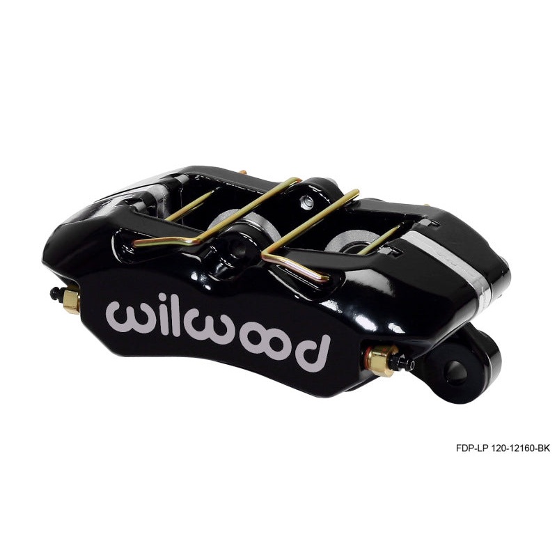 Wilwood Caliper-Dynapro Low-Profile 5.25in Mount - Blk Pwd 1.12in Pistons .81in Disc