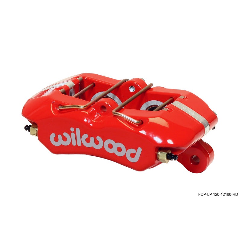 Wilwood Caliper-Dynapro Low-Profile 5.25in Mount - Red 1.12in Pistons .81in Disc
