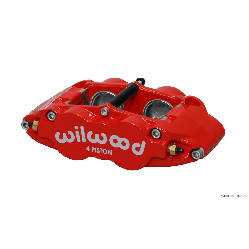 Wilwood Caliper-Narrow Superlite 4R - Red 1.75/1.75in Pistons 1.25in Disc
