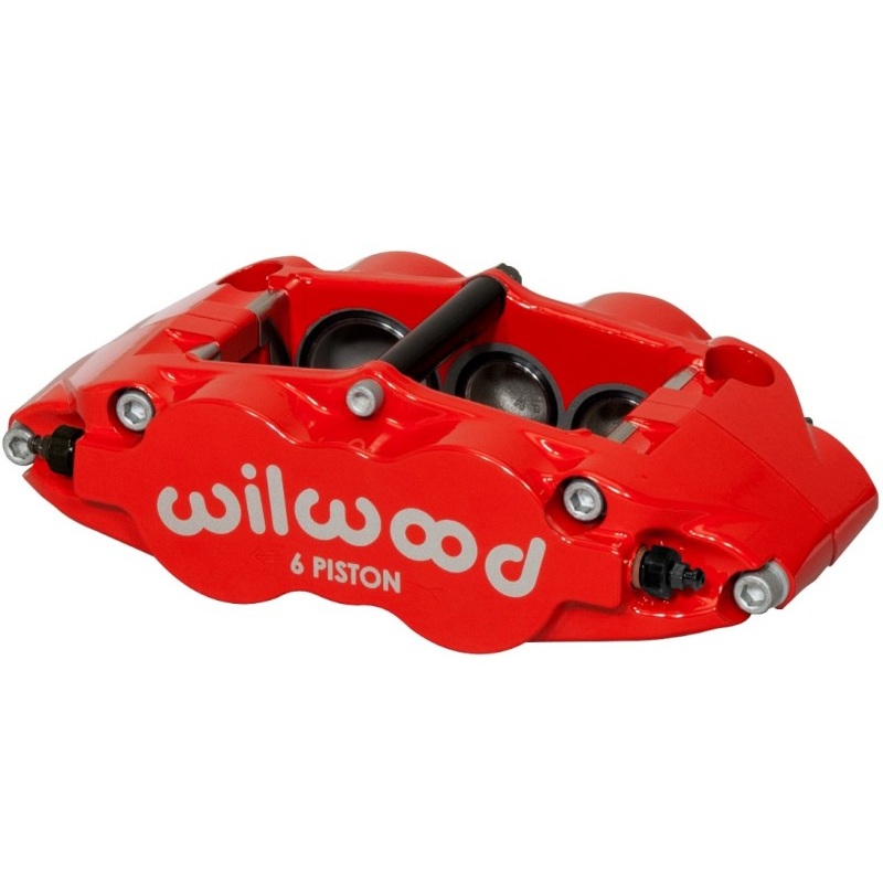 Wilwood Caliper-Narrow Superlite 6R-RH - Red 1.38/1.12/1.12in Pistons 1.10in Disc