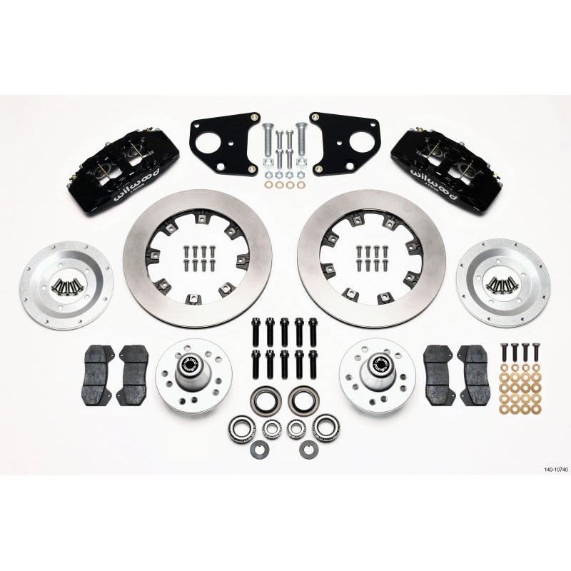 Wilwood Dynapro 6 Front Hub Kit 12.19in 62-72 CDP B & E Body-Drum