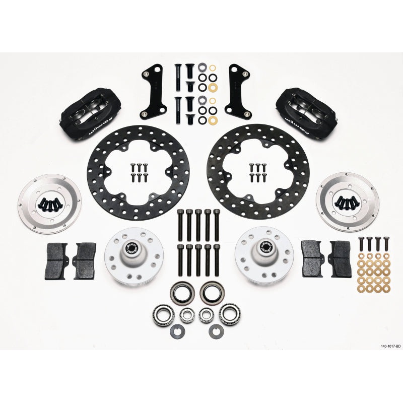 Wilwood Forged Dynalite Front Drag Kit Drilled Rotor 67-69 Camaro 64-72 Nova Chevelle